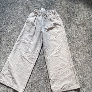 Aerie NWT pinstripe wide leg pants